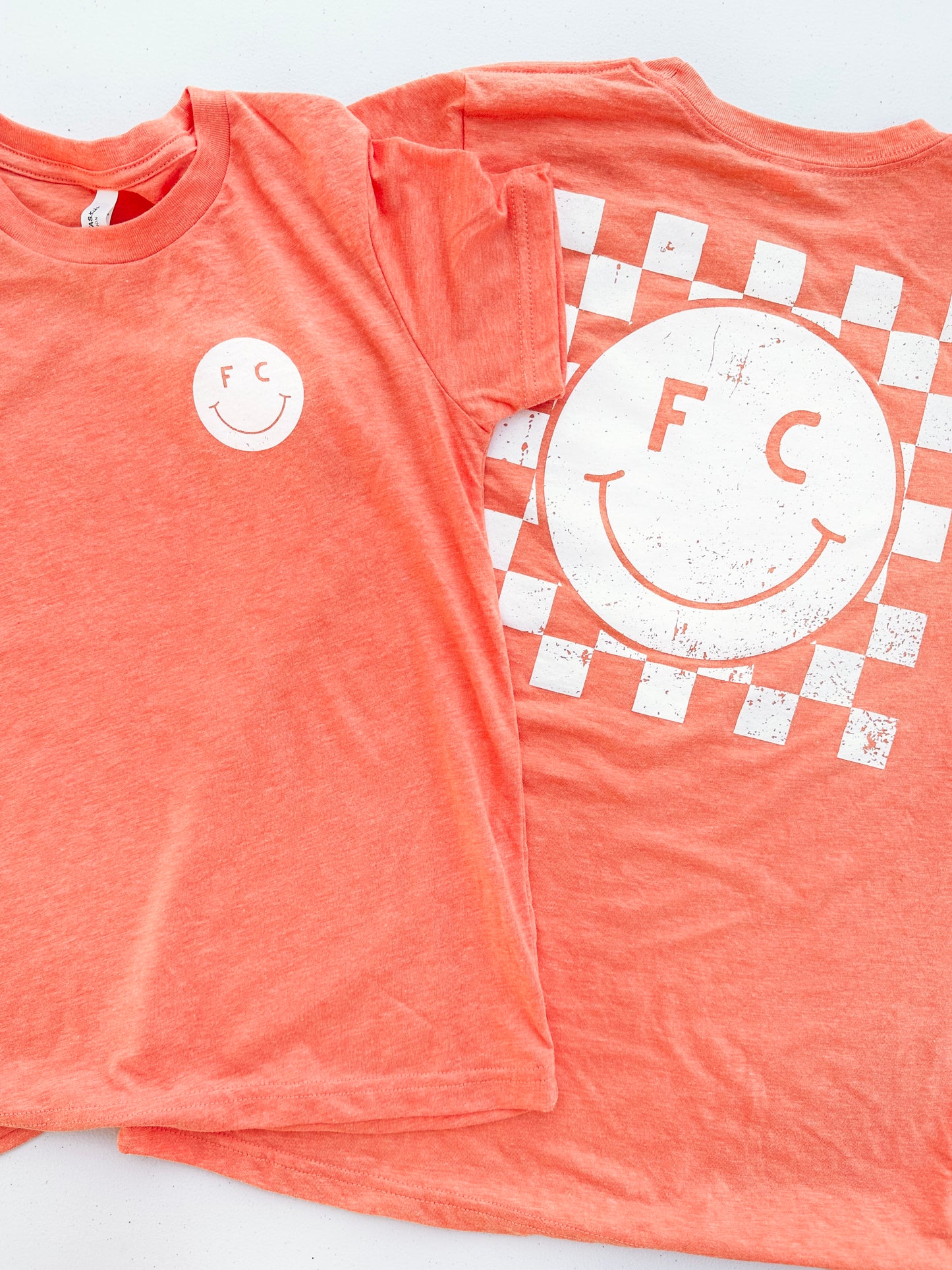 Youth FC Smiley Checkered T-Shirt