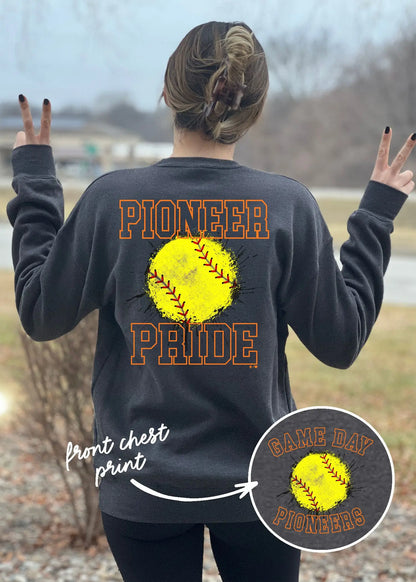 Pioneer Pride Softball Crewneck Sweatshirt