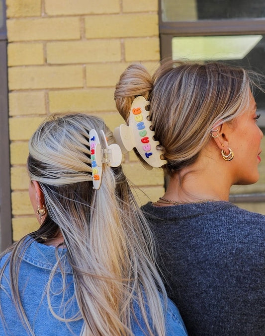 Teacher Tan Claw Hair Clip
